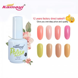 kamayi Nuovo smalto gel colorato Almond Blossom Nails Polish 3 Step Gel Polish